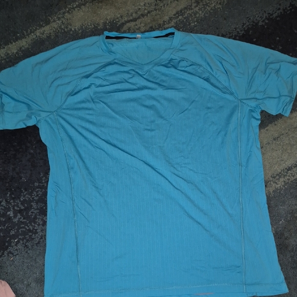 lululemon athletica Other - lululemon athletica Turquoise Short Sleeve Tee